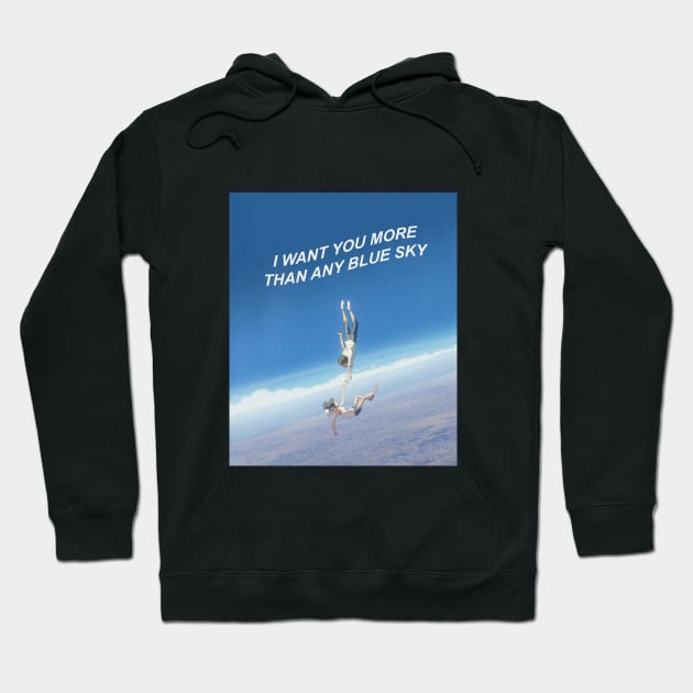 Weathering With You scene - I want you more than any blue sky Hoodie by koolpingu